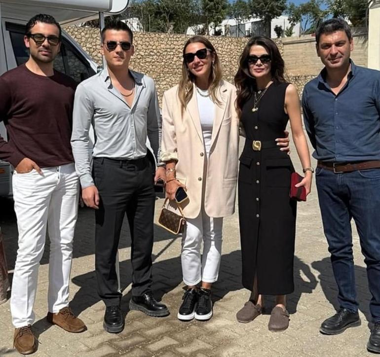 Uzak Şehir setine sürpriz ziyaret Hadise, oyuncularla bir araya geldi