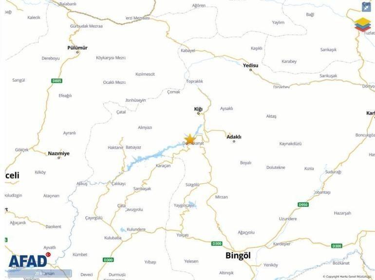 Bingöl’de korkutan deprem