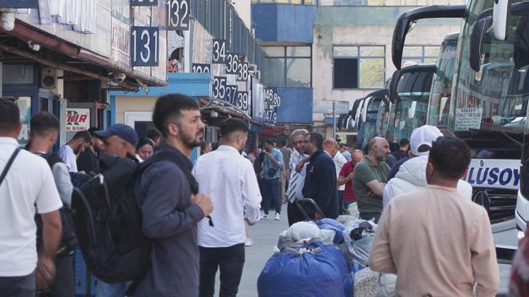 Kurban Bayramı tatili göçü başladı Kilit noktalarda trafikte yoğunluk yaşandı
