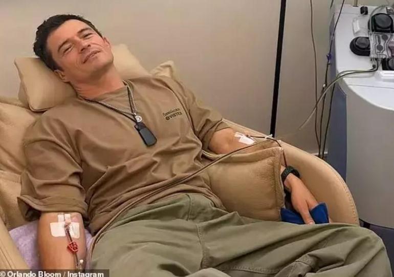 Orlando Bloom genç kalmak için her yolu deniyor: Kanındaki toksinler ve mikroplastikleri temizletti