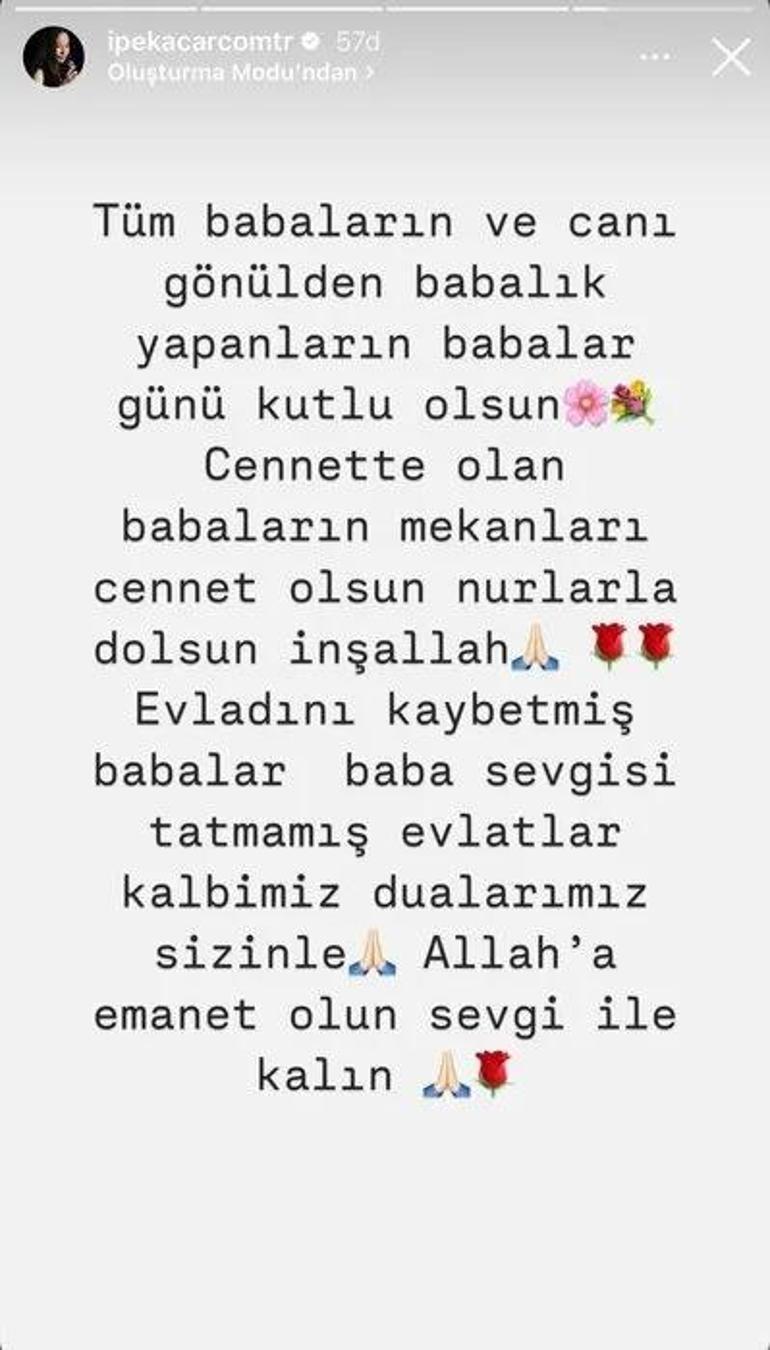 Ünlü isimlerin Babalar Günü paylaşımları Görünmese de dokunur
