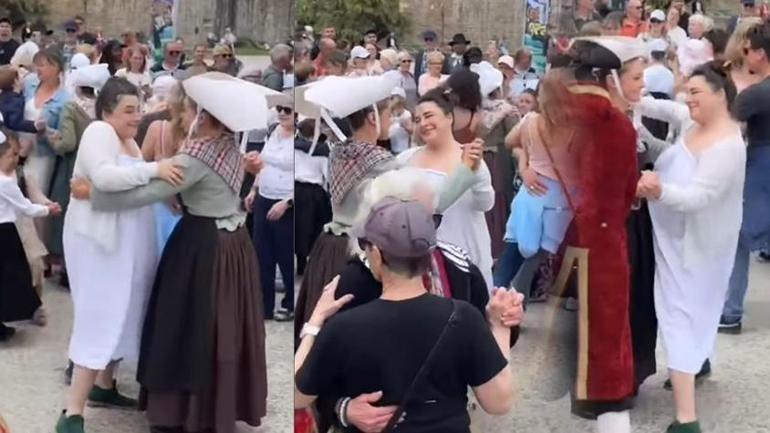 Esra Dermancıoğlu Fransa’dan güldürdü Lokal dansımızı yaptık