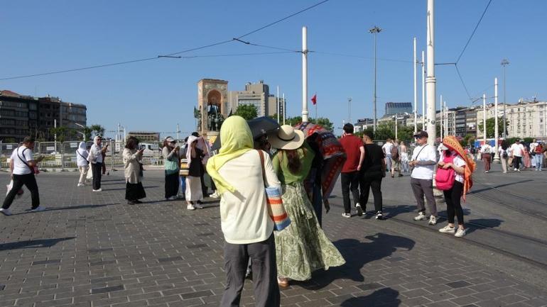 İstanbul’da kavurucu sıcaklar başladı Bunalanlar gölge ve su aradı