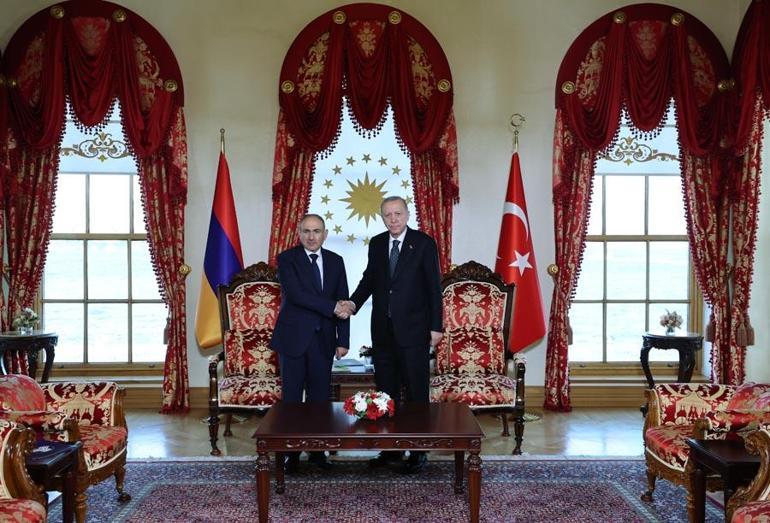 Cumhurbaşkanı Erdoğan Ermenistan Başbakanı Paşinyanı kabul etti