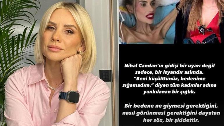 Nihal Candanın ölümü sanat dünyasını yasa boğdu Paylaşımlar peş peşe geldi