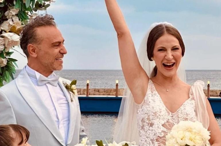 5 yıllık ilişkide mutlu son Ece Dizdar ve Serdar Orçin evlendi
