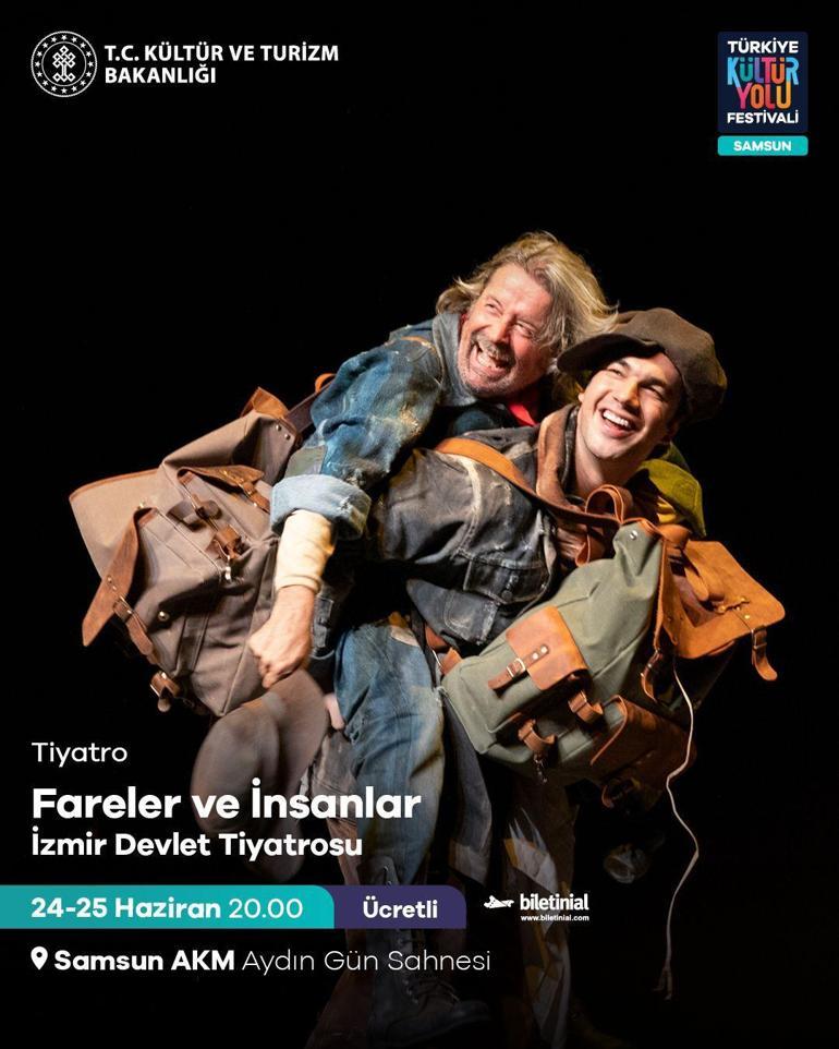 Dokuz gün sürecek festivalde Samsunlular sanata doyacak