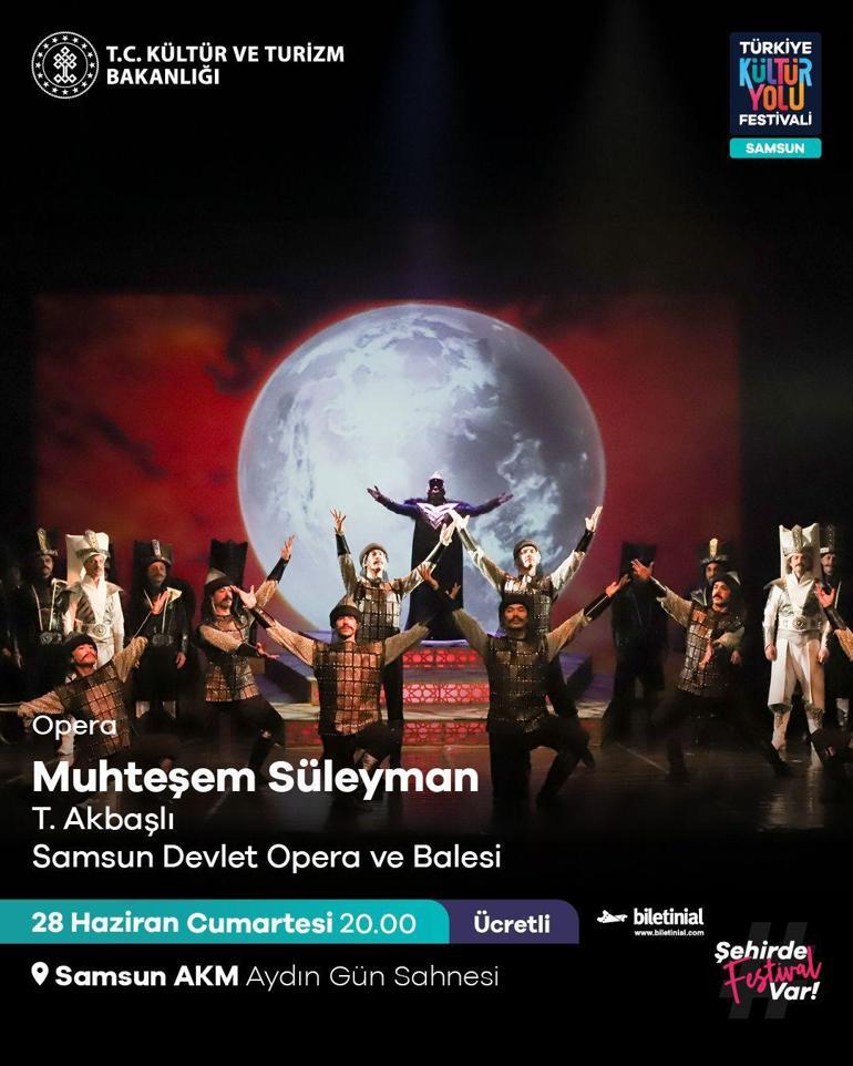 Dokuz gün sürecek festivalde Samsunlular sanata doyacak