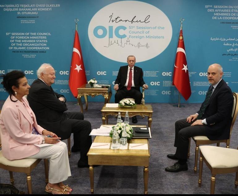 Cumhurbaşkanı Erdoğan, İran Dışişleri Bakanını kabul etti