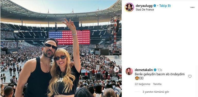 Beyoncé konserini önden izleyen Demet Akalından Derya Uluğ’a olay yorum