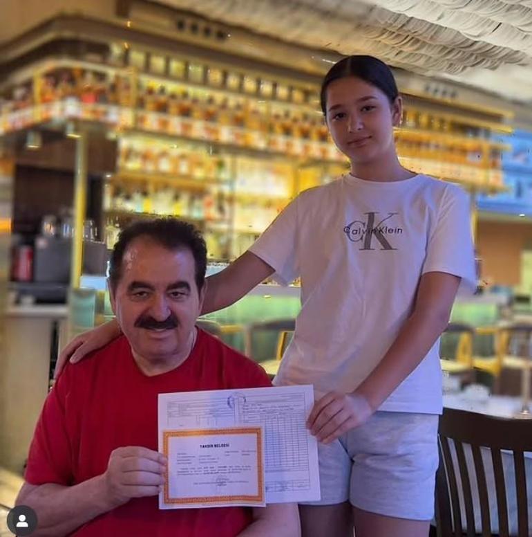 İbrahim Tatlısesten kızı Elif Adaya tebrik Altın ufağım
