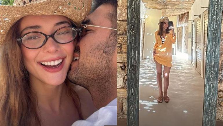 Aşka geldiler Rabia Soytürk ve sevgilisinden romantik kare
