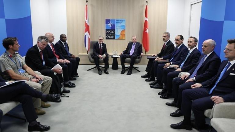 Cumhurbaşkanı Erdoğanın NATO Zirvesindeki diplomasi trafiği