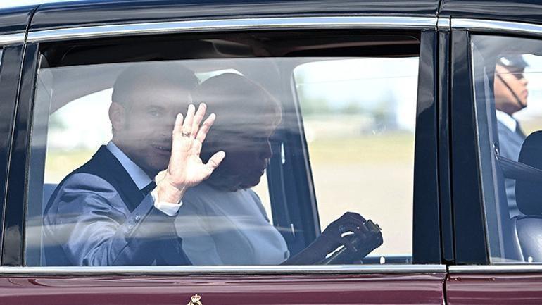 Macron çifti yine gündemde Bu kez de eşinin elini tutmadı