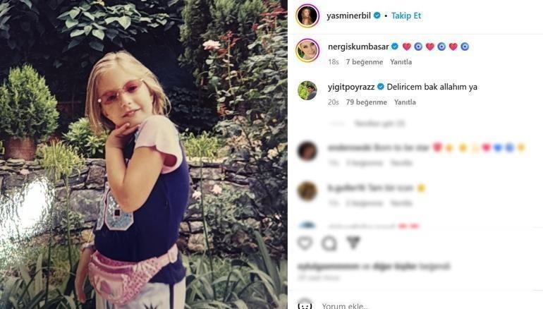 Yasmin Erbil’in çocukluk pozuna Yiğit Poyraz’dan anında yorum