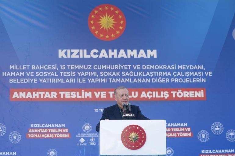 Cumhurbaşkanı Erdoğandan önemli Cumhurbaşkanı Erdoğan: Ankara için gece gündüz çalışıyoruz