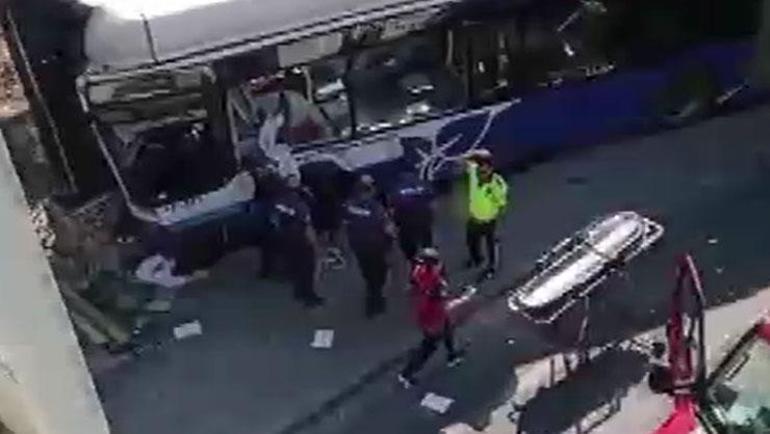 Ankarada belediye otobüsü kazası Çok sayıda yaralı var