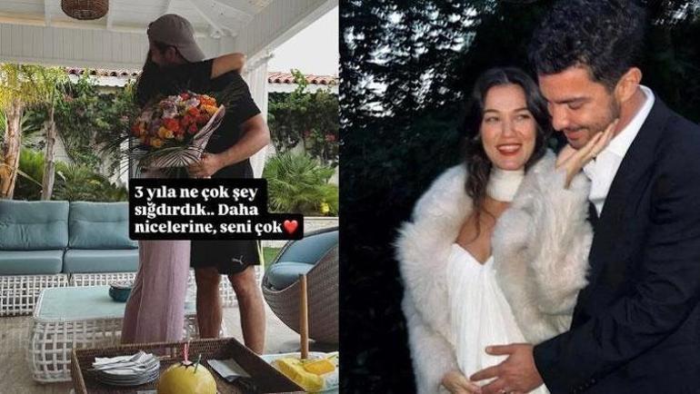 Pınar Deniz ve Kaan Yıldırım ilk kez ailece tatile çıktı Minik Fikret denizde