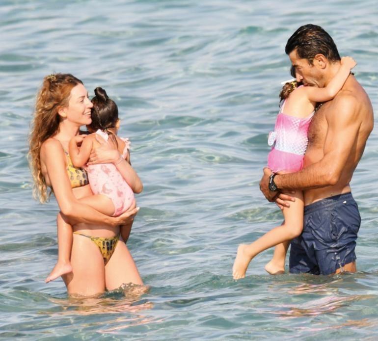 Sinem Kobal ve Kenan İmirzalıoğlunun ailece tatil keyfi