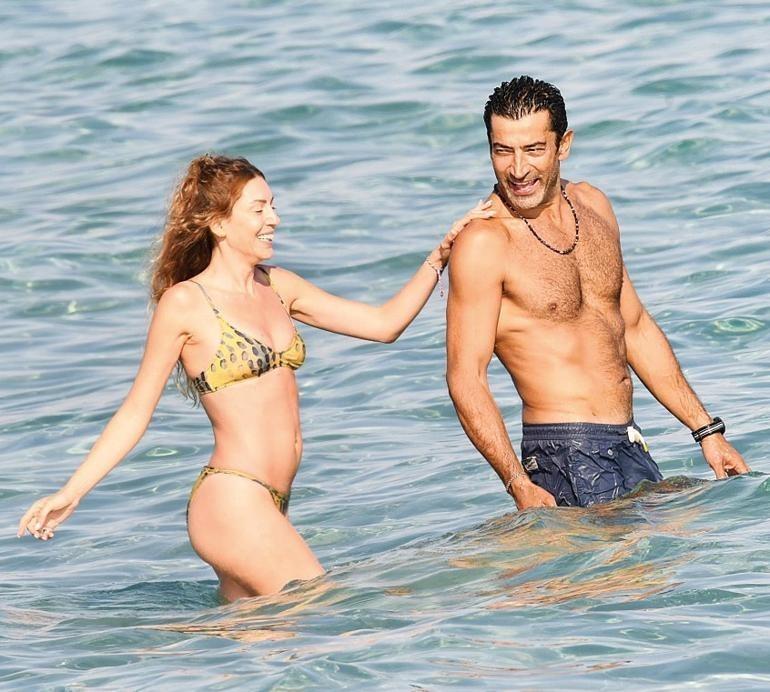 Sinem Kobal ve Kenan İmirzalıoğlunun ailece tatil keyfi