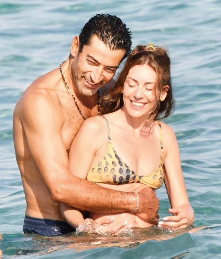 Sinem Kobal ve Kenan İmirzalıoğlunun ailece tatil keyfi