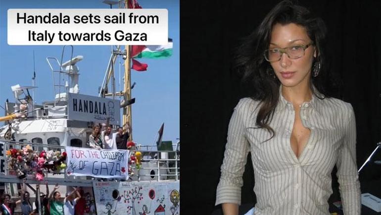 Desteğini esirgemiyor Bella Hadidden Gazze paylaşımı