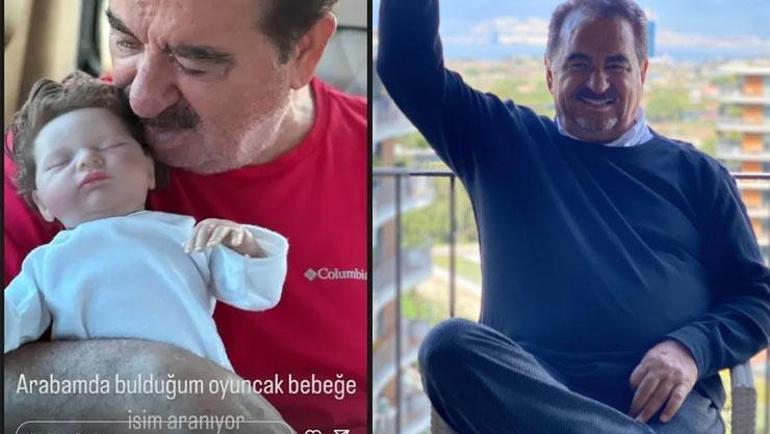 Ünlü sanatçı İbrahim Tatlıses’ten olay paylaşım “Yeni bebeğime isim aranıyor”