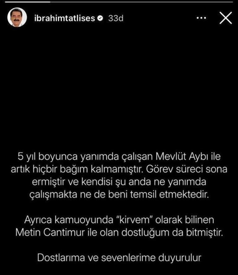 Ünlü sanatçı İbrahim Tatlıses’ten olay paylaşım “Yeni bebeğime isim aranıyor”