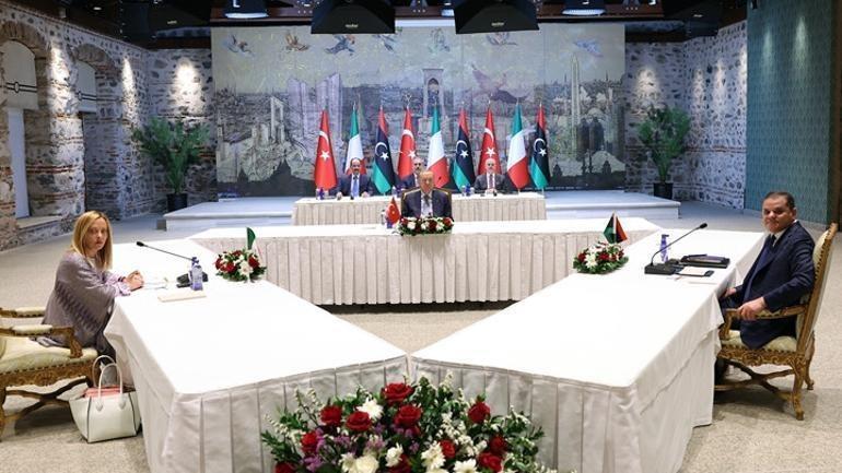 İstanbulda Akdeniz zirvesi Cumhurbaşkanı Erdoğan, Meloni ve Dibeybe ile görüştü
