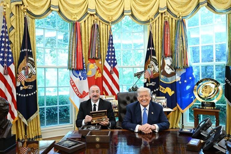 Beyaz Sarayda tarihi zirve Trump: Azerbaycan ve Ermenistan 35 yıl boyunca savaştılar ve şimdi dost oldular