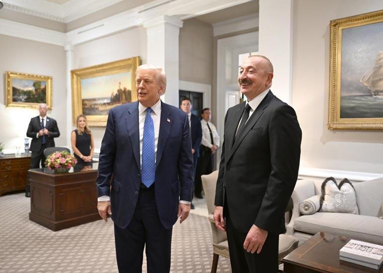Beyaz Sarayda tarihi zirve Trump: Azerbaycan ve Ermenistan 35 yıl boyunca savaştılar ve şimdi dost oldular
