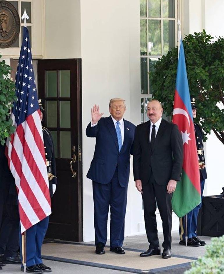 Beyaz Sarayda tarihi zirve Trump: Azerbaycan ve Ermenistan 35 yıl boyunca savaştılar ve şimdi dost oldular