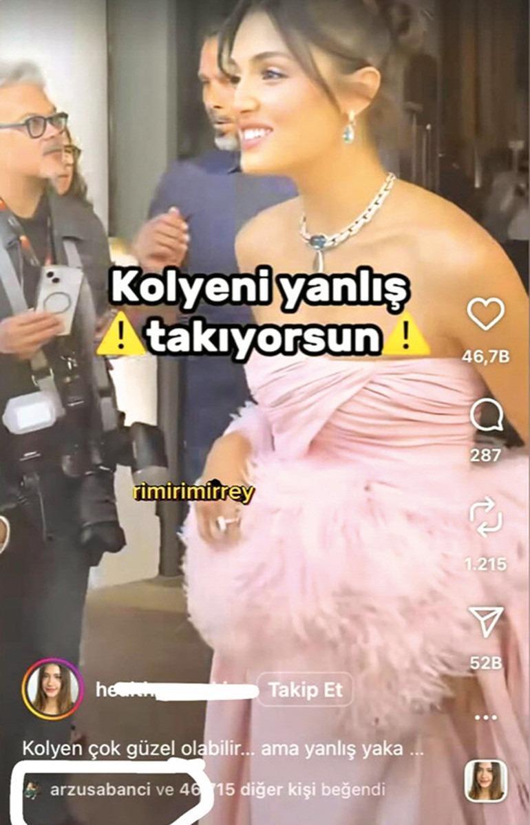 Hande Erçel eleştirisine Arzu Sabancıdan beğeni