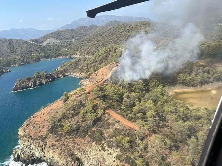 Orman yangınlarıyla mücadele Kocaeli, Bursa, Bartın, Muğla ve Karamanda devam ediyor Alevler yerleşim yerlerine sıçradı