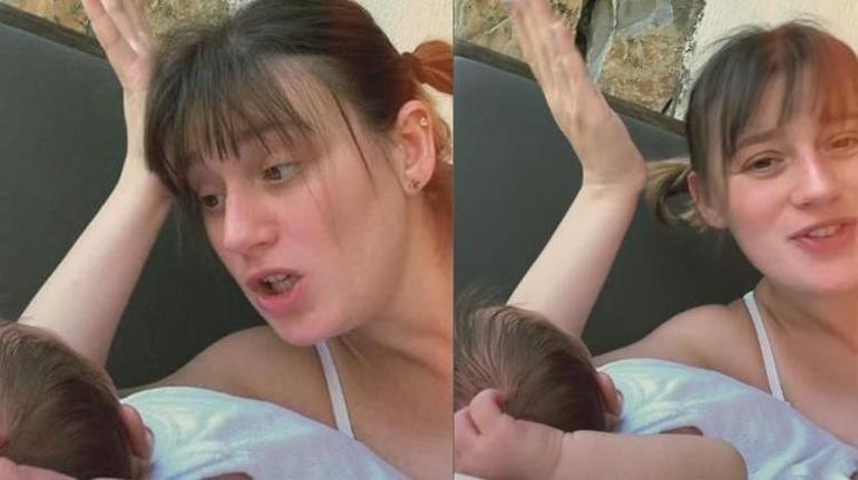 Taze anne Gizem Karaca 3 haftada verdiği kiloyu açıkladı Emzirmek dışında aksiyonum yok