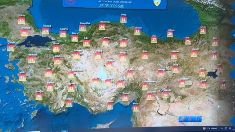 Meteoroloji hava durumu tahmin raporunu açıkladı Kavurucu sıcaklar gidiyor: Yağmur ve fırtına var