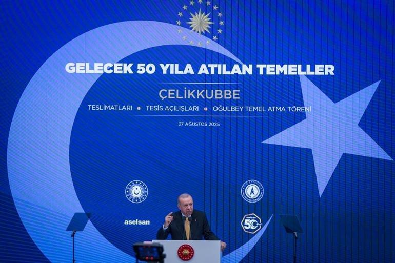 Cumhurbaşkanı Erdoğan: Çelik Kubbeyi envantere alıyoruz, bağımsızlığımızın yeni safhasındayız