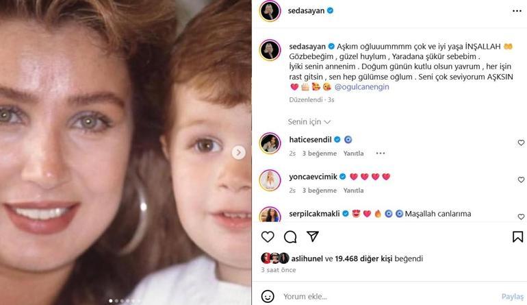 Seda Sayandan oğluna duygusal kutlama Yaradana şükür sebebim