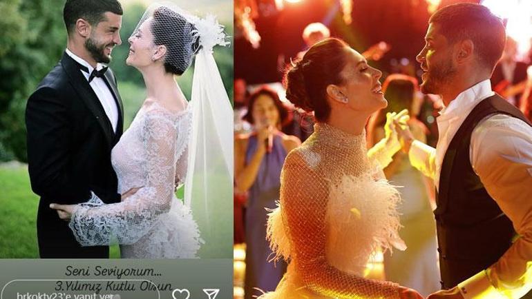 Evlilikleri ihanet kriziyle sarsılmıştı Berk Oktaydan romantik kutlama