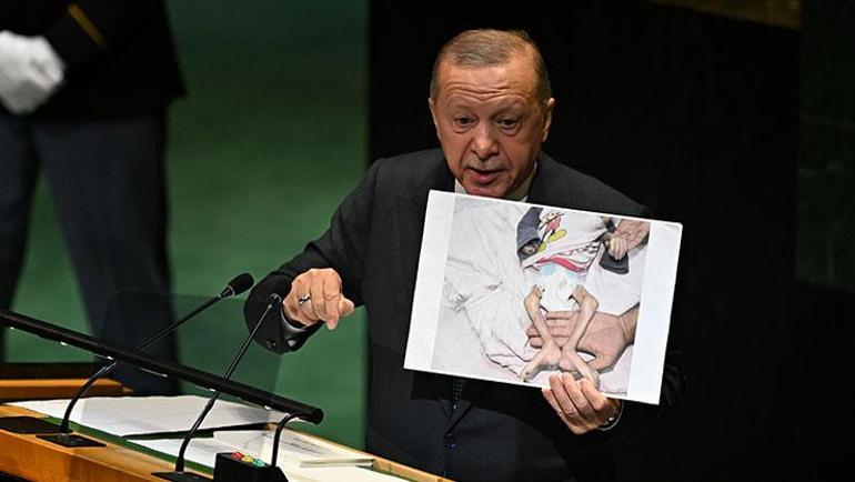 Cumhurbaşkanı Erdoğan BMde dünyaya seslendi: Bu utanç manzarası Gazzede 23 aydır her gün tekrar ediyor