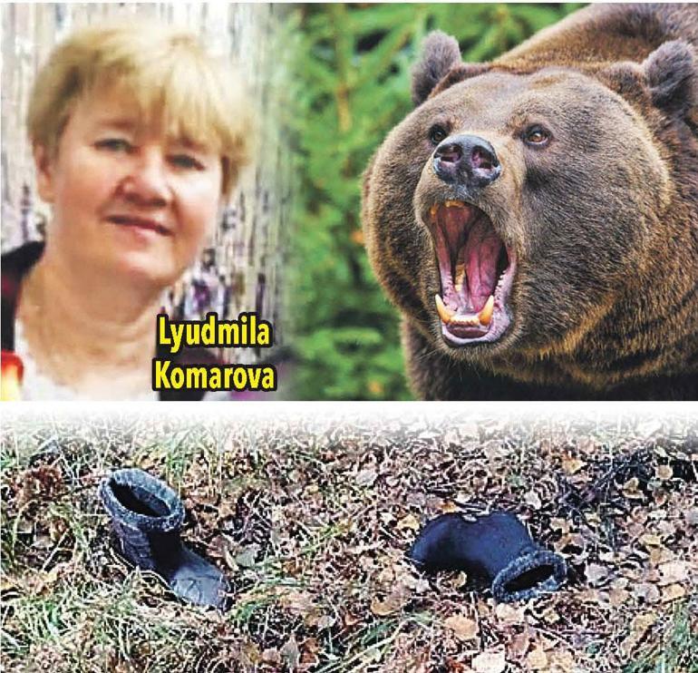 Ayı saldırdı geriye sadece botları kaldı