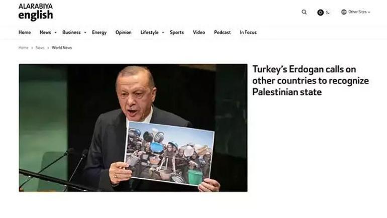 Cumhurbaşkanı Erdoğanın tarihi konuşması dünya basınında: Sıradan bir konuşma değildi