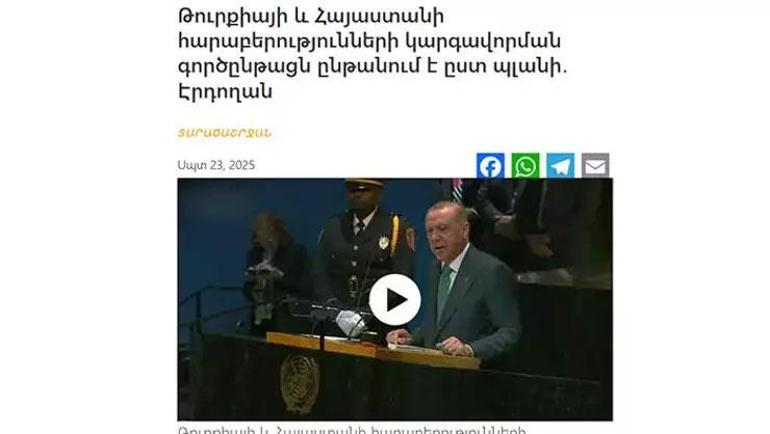 Cumhurbaşkanı Erdoğanın tarihi konuşması dünya basınında: Sıradan bir konuşma değildi