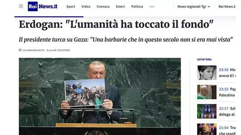 Cumhurbaşkanı Erdoğanın tarihi konuşması dünya basınında: Sıradan bir konuşma değildi