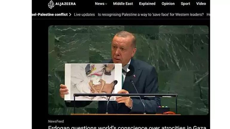 Cumhurbaşkanı Erdoğanın tarihi konuşması dünya basınında: Sıradan bir konuşma değildi