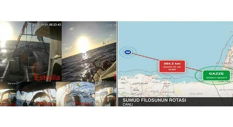 Sumud Filosu yüksek alarmda Riskli bölgeye girildi