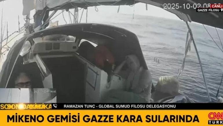 Sumud Filosu gemisi Mikeno, İsrail ablukasını kırarak Gazze karasularına ulaştı 37 Türk alıkonuldu
