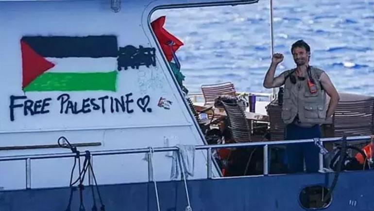 Sumud Filosu gemisi Mikeno, İsrail ablukasını kırarak Gazze karasularına ulaştı 37 Türk alıkonuldu
