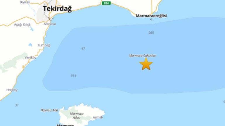 İstanbulda 5 büyüklüğünde deprem Çevre illerde de hissedildi