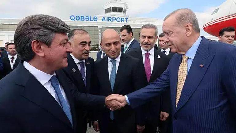Cumhurbaşkanı Erdoğan, Azerbaycanda: Gebele şehrinde Türk Devletleri Teşkilatı 12. Zirvesi başladı